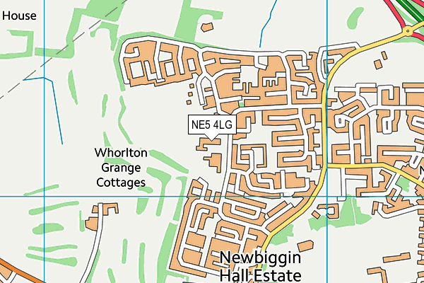 Simonside Primary School map (NE5 4LG) - OS VectorMap District (Ordnance Survey)
