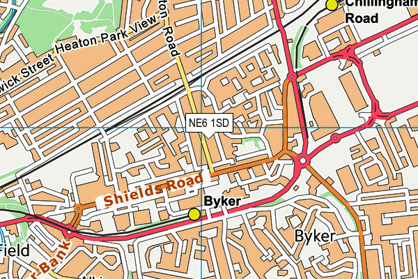 Map of ROBSON ELECTRICAL LIMITED at district scale