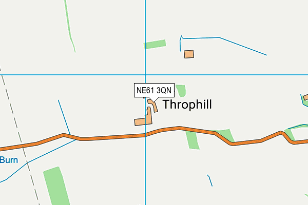 NE61 3QN map - OS VectorMap District (Ordnance Survey)