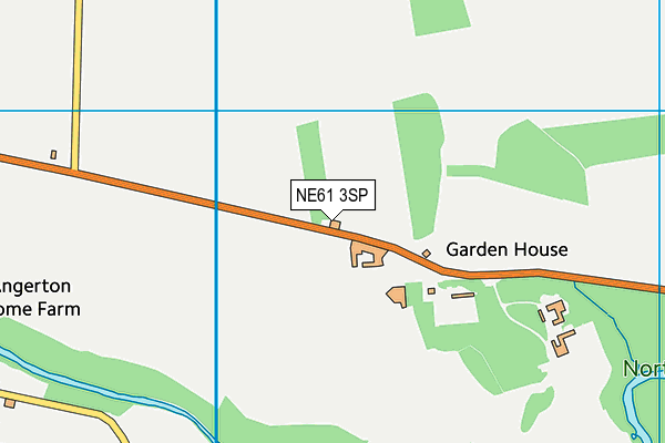 NE61 3SP map - OS VectorMap District (Ordnance Survey)