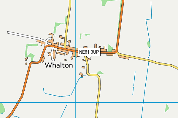 NE61 3UP map - OS VectorMap District (Ordnance Survey)