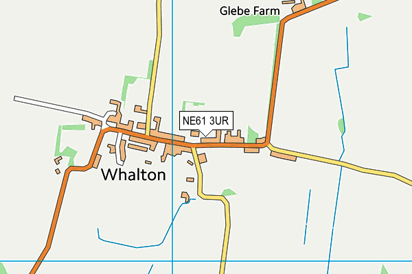 NE61 3UR map - OS VectorMap District (Ordnance Survey)