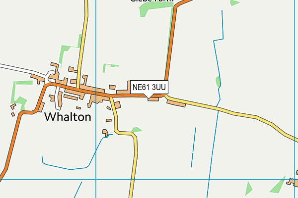 NE61 3UU map - OS VectorMap District (Ordnance Survey)