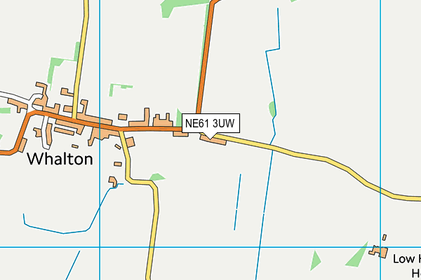 NE61 3UW map - OS VectorMap District (Ordnance Survey)