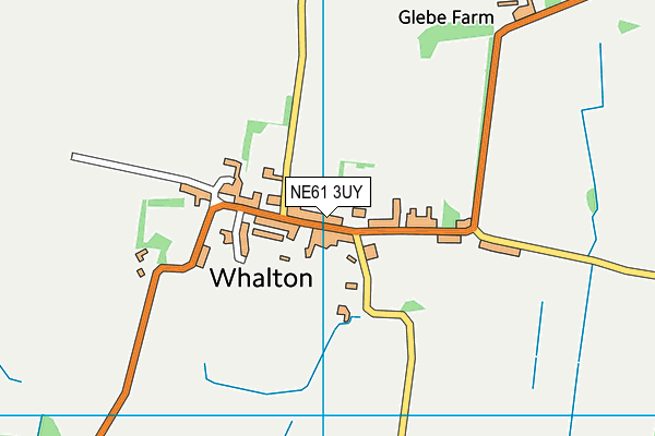 NE61 3UY map - OS VectorMap District (Ordnance Survey)