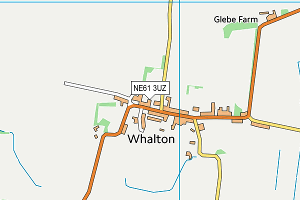 NE61 3UZ map - OS VectorMap District (Ordnance Survey)