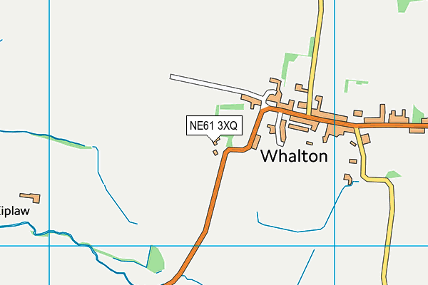 NE61 3XQ map - OS VectorMap District (Ordnance Survey)