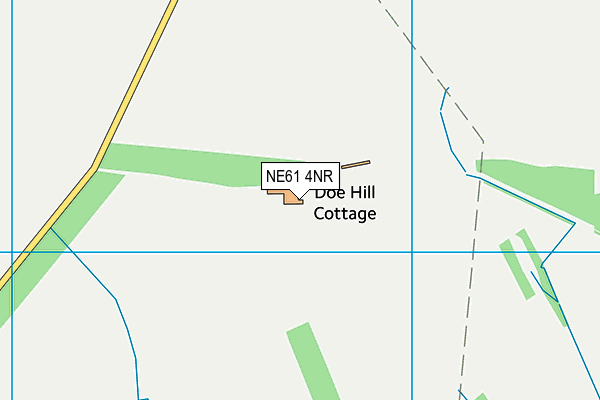 NE61 4NR map - OS VectorMap District (Ordnance Survey)