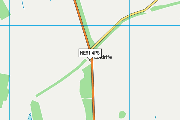 NE61 4PS map - OS VectorMap District (Ordnance Survey)