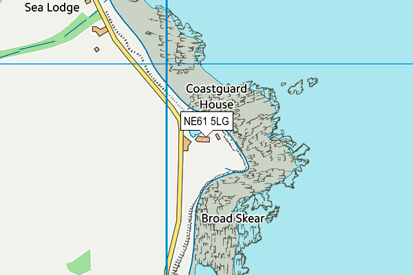 NE61 5LG map - OS VectorMap District (Ordnance Survey)