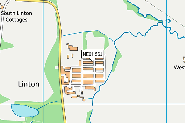 NE61 5SJ map - OS VectorMap District (Ordnance Survey)