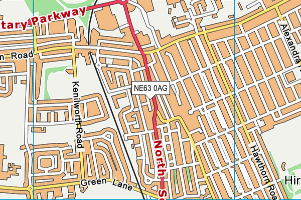 Map of ZACK BARBERS (NE) LTD at district scale