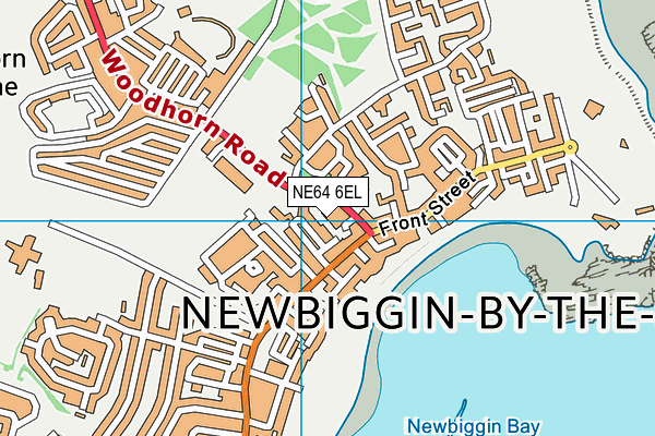 NE64 6EL map - OS VectorMap District (Ordnance Survey)