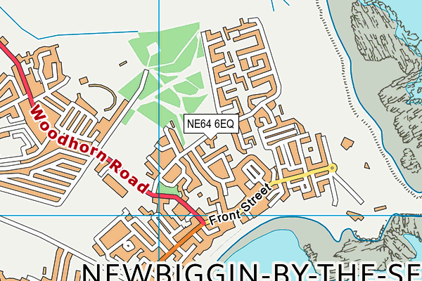 NE64 6EQ map - OS VectorMap District (Ordnance Survey)