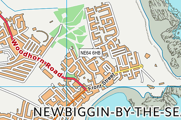 NE64 6HB map - OS VectorMap District (Ordnance Survey)