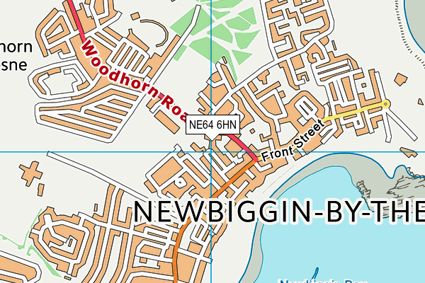 NE64 6HN map - OS VectorMap District (Ordnance Survey)