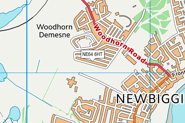 Collingwood Road map (NE64 6HT) - OS VectorMap District (Ordnance Survey)