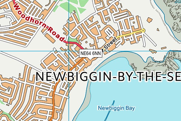 NE64 6NN map - OS VectorMap District (Ordnance Survey)