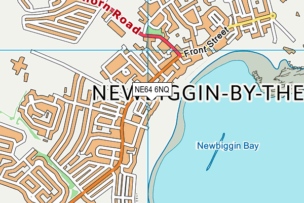 NE64 6NQ map - OS VectorMap District (Ordnance Survey)