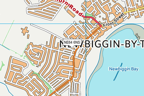 NE64 6NS map - OS VectorMap District (Ordnance Survey)