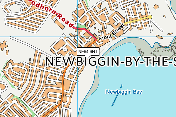 NE64 6NT map - OS VectorMap District (Ordnance Survey)