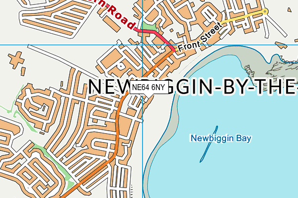 NE64 6NY map - OS VectorMap District (Ordnance Survey)