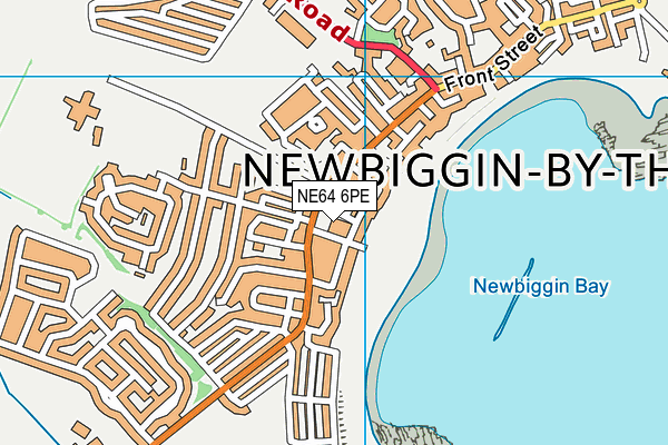 NE64 6PE map - OS VectorMap District (Ordnance Survey)