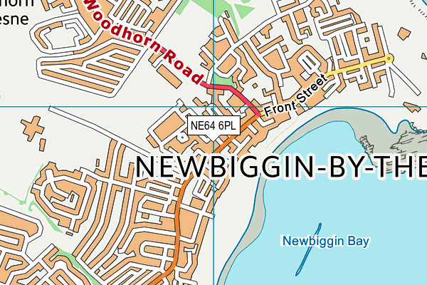 NE64 6PL map - OS VectorMap District (Ordnance Survey)
