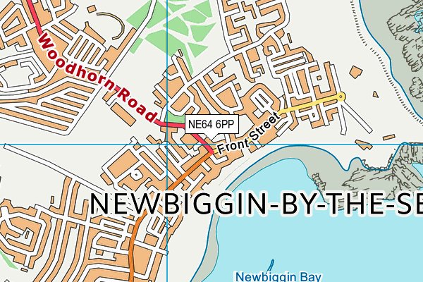 NE64 6PP map - OS VectorMap District (Ordnance Survey)