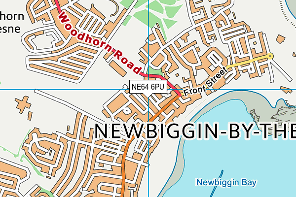 NE64 6PU map - OS VectorMap District (Ordnance Survey)