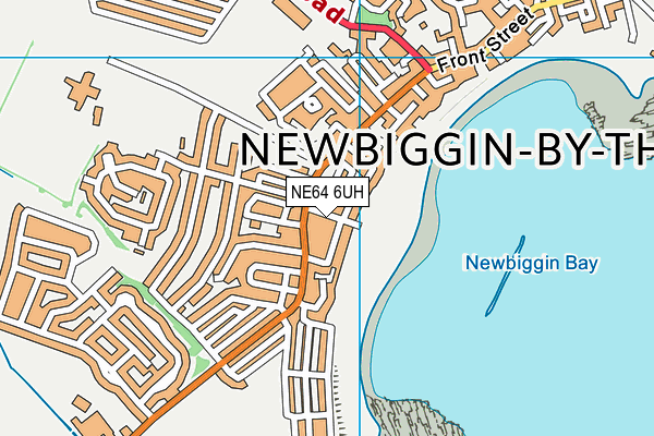 NE64 6UH map - OS VectorMap District (Ordnance Survey)