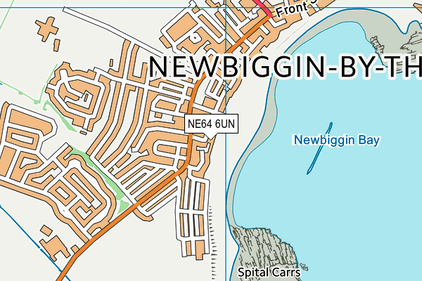 NE64 6UN map - OS VectorMap District (Ordnance Survey)