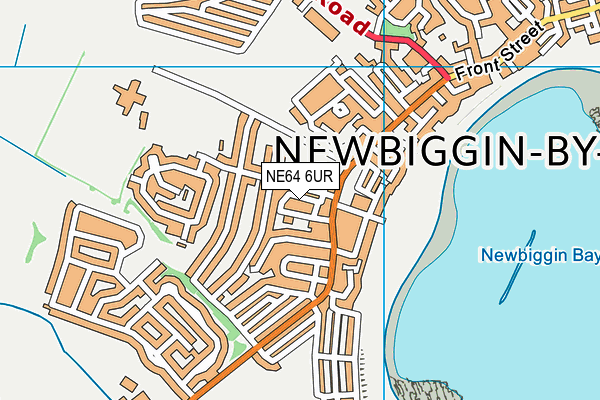 NE64 6UR map - OS VectorMap District (Ordnance Survey)