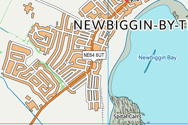 NE64 6UT map - OS VectorMap District (Ordnance Survey)