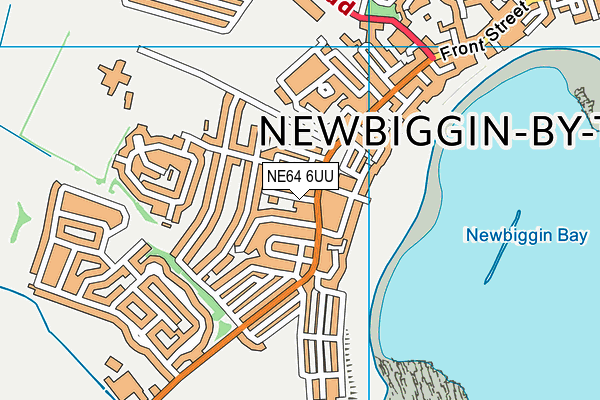 NE64 6UU map - OS VectorMap District (Ordnance Survey)