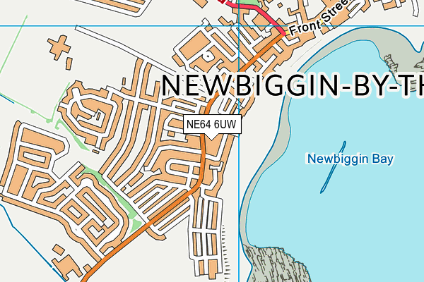 NE64 6UW map - OS VectorMap District (Ordnance Survey)