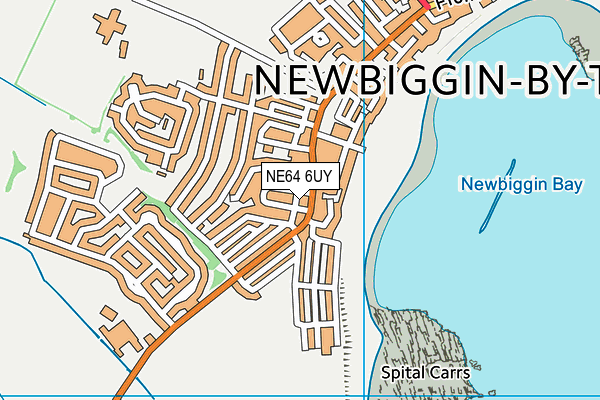 NE64 6UY map - OS VectorMap District (Ordnance Survey)