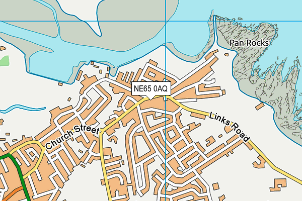 NE65 0AQ map - OS VectorMap District (Ordnance Survey)