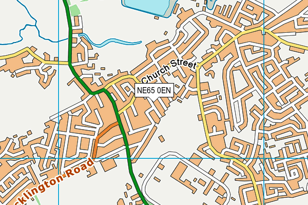 NE65 0EN map - OS VectorMap District (Ordnance Survey)