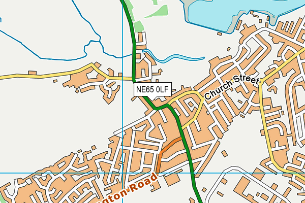 NE65 0LF map - OS VectorMap District (Ordnance Survey)