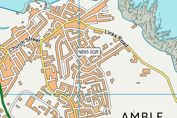 NE65 0QR map - OS VectorMap District (Ordnance Survey)