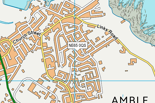 NE65 0QS map - OS VectorMap District (Ordnance Survey)