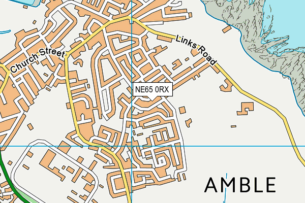 NE65 0RX map - OS VectorMap District (Ordnance Survey)