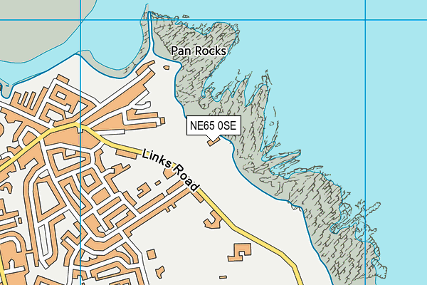 NE65 0SE map - OS VectorMap District (Ordnance Survey)