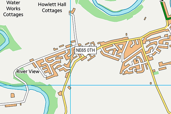 NE65 0TH map - OS VectorMap District (Ordnance Survey)