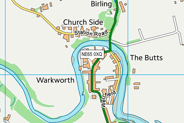 Map of THE GREENHOUSE (WARKWORTH) LIMITED at district scale