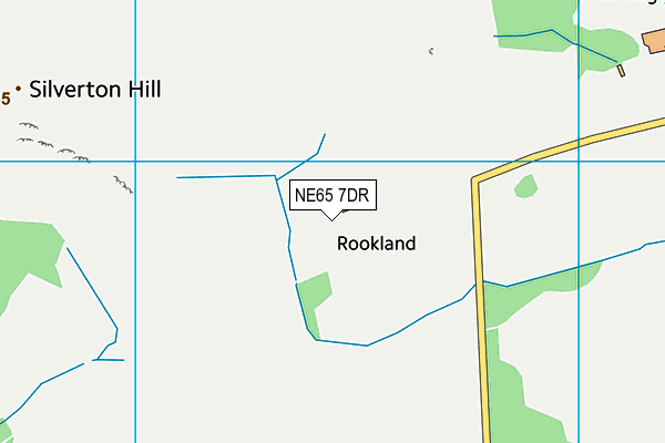 NE65 7DR map - OS VectorMap District (Ordnance Survey)