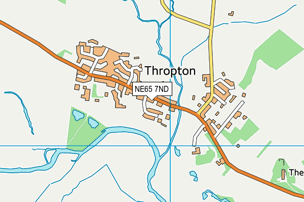 NE65 7ND map - OS VectorMap District (Ordnance Survey)