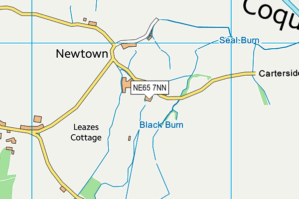 NE65 7NN map - OS VectorMap District (Ordnance Survey)