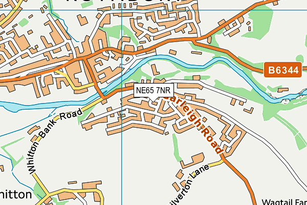 NE65 7NR map - OS VectorMap District (Ordnance Survey)